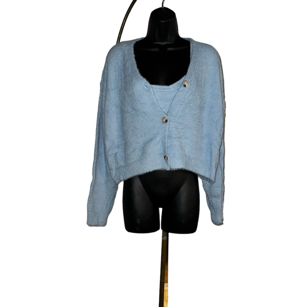Miss Sparkling 2 Piece Cardigan Set - Size XL